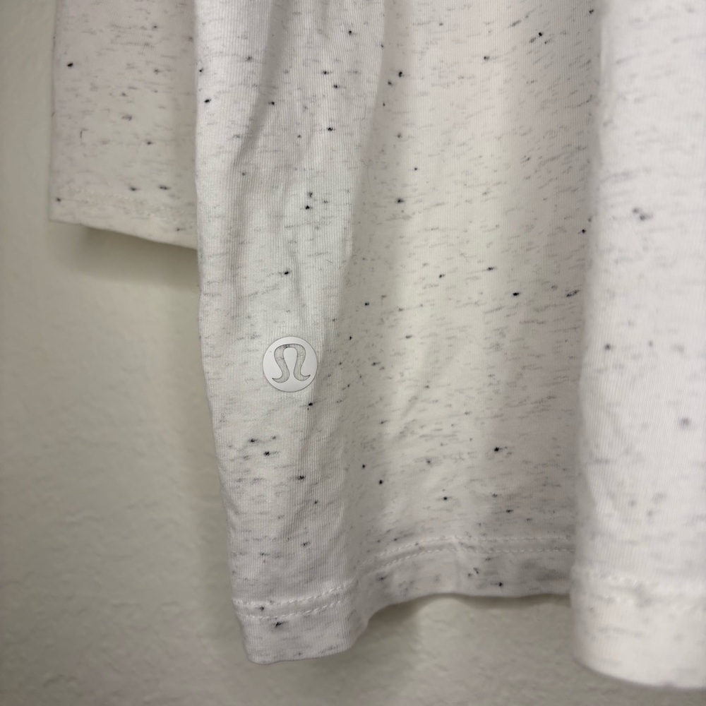 Lululemon LA Relaxed 3/4 Sleeve Crew Neck Top Size 10 - Picture 11 of 12